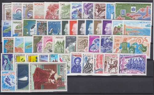 Timbres monaco neufs annee - timbres,
