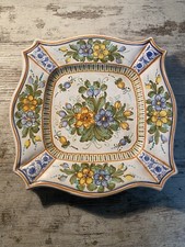 piatto decorativo in ceramica Castelli