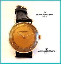 Vintage 1938 VACHERON CONSTANTIN 454 3/C oro rosa 18k 35,30mm - RICONDIZIONATO