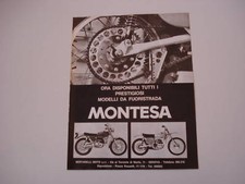 advertising Pubblicità 1971 MOTO MONTESA KING SCORPION 250/CAPPRA
