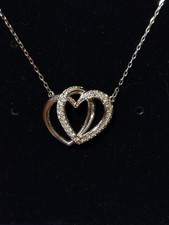 Collana Swarovski Cuori Intrecciati 