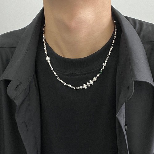 Collana uomo titanio - collana,