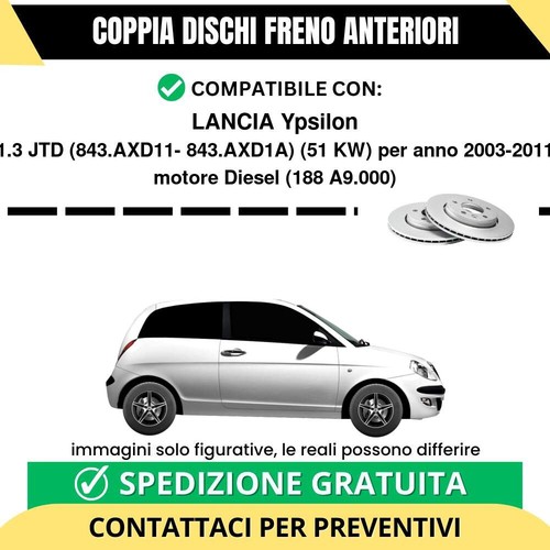 Coppia dischi freno anteriori - freno,