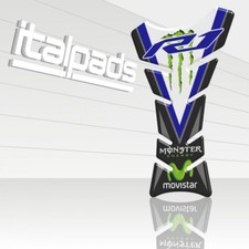 Paraserbatoio "Classic Sport" bleu carbonio per Yamaha R1