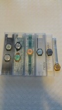 SWATCH LOTTO 8 PIECES CHRONO-SCUBA-AUTOMATIC-GENJI-ASETRA ORIGINALS
