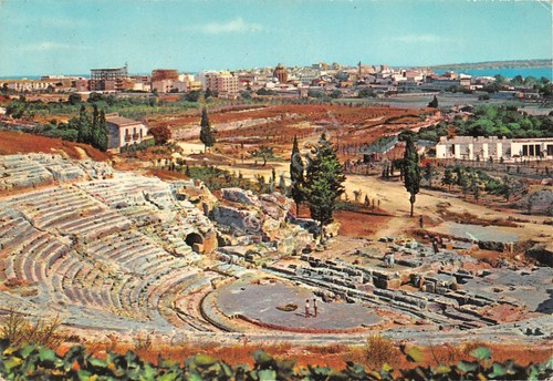 Cartolina siracusa teatro - cartolina,