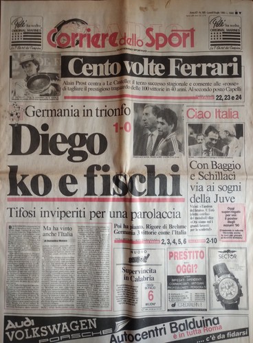 Corriere dello sport anno 1990 - corriere,