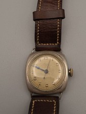 Antico orologio argento Alpina triplo firmato