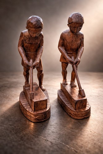 Coppia statuette africane - di,