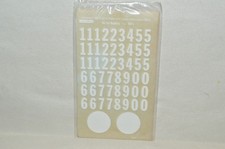 Letraset dry transfer decals