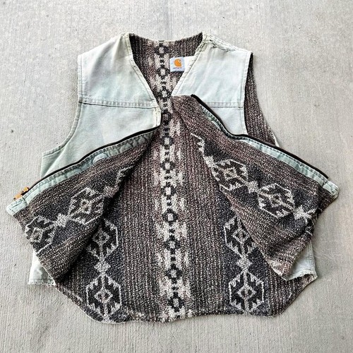 Gilet foderato coperta azteca