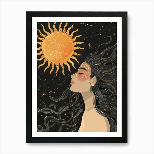 Stampa artistica ragazza - , che