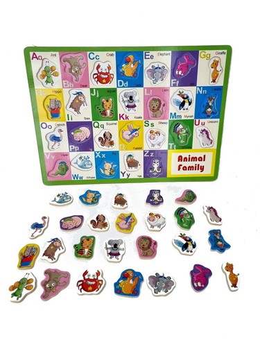 Puzzle legno alfabeto set - puzzle,