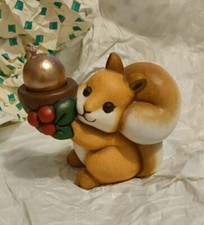 Porta candela scoiattolo Thun con scatola mai esposto . Fuori produzione