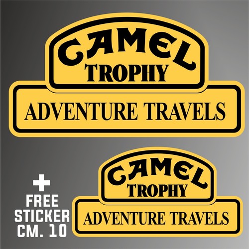 Adesivo camel trophy - camel, moto