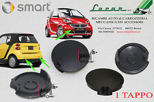 1 TAPPO NERO PARAURTI POSTERIORE ED ANTERIORE SMART FORTWO 451 7/2007 > 10/2014 