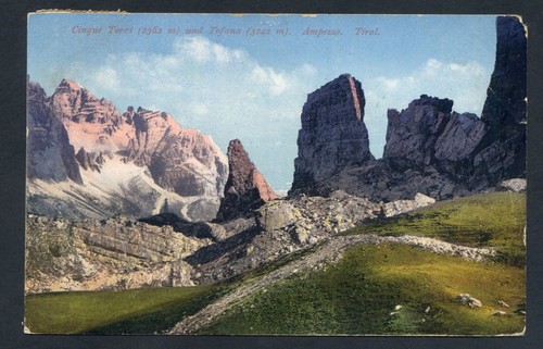 F622 cartolina cinque torri - ,