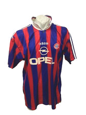 Maglia calcio adidas bayern monaco munchen trikot opel jersey vintage size 2XL
