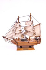 Modellino Nave Americo Vespucci Legno Italia Marina Militare Veliero 22x8x21 cm