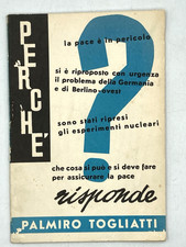 PERCHÉ LA PACE È IN PERICOLO