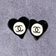 Orecchini chanel bottone charm - orecchini,