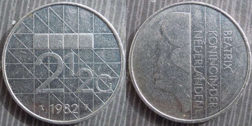 Netherlands 1 2 gulden - netherlands, 2-1/2