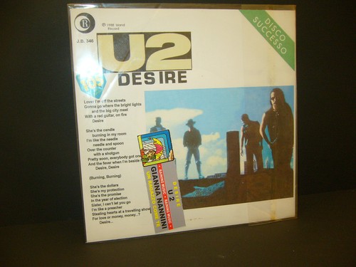 Desire rare vinyl pro - rare, 7"