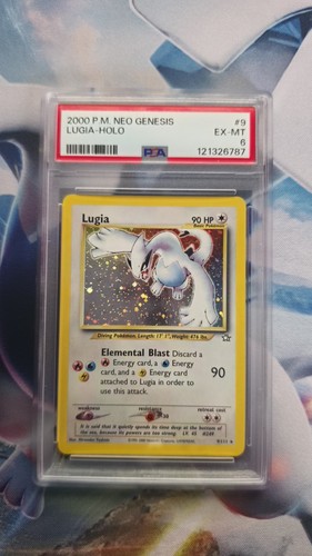 Carta pokemon psa lugia - carta,