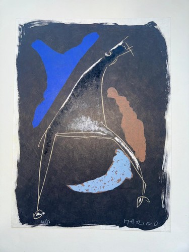 Marino marini litografia - marini,