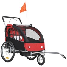 Homcom rimorchio per bici - bici, 2