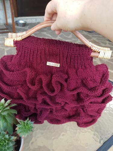 Borsa donna ragazza - donna, lana