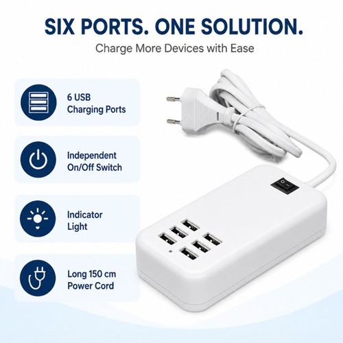 Stazione ricarica usb 6 - stazione,