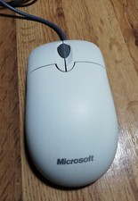 Microsoft Basic Mouse ottico X800898 Rotella di scorrimento 3-Bottoni USB Crema