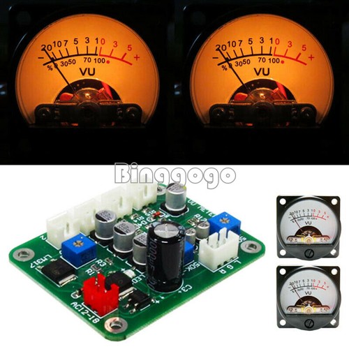 2pcs panel meter - vu,