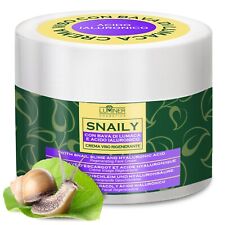 Crema Viso Antirughe Con Bava di Lumaca 70% e Acido Ialuronico Puro 100%. 150ml