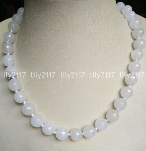 Collana perle tonde giada