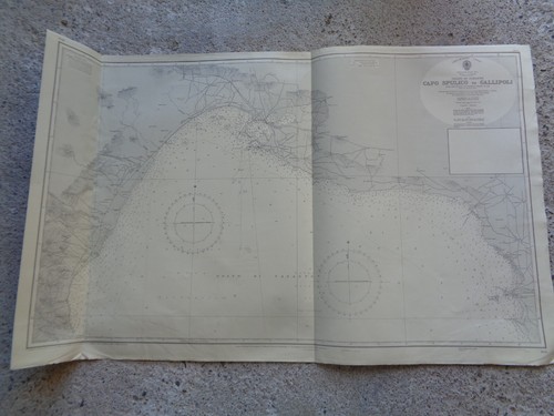 Carta nautica italia capo - /,