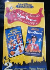 MARY POPPINS 35°ANNIVERSARIO DISNEY COFANETTO 2 VHS 1999 EDIZIONE ITA ML3 71095 