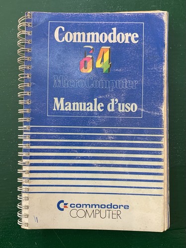 Commodore manuale uso - manuale, d’uso