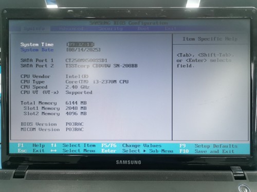 Notebook samsung np300e5c - notebook,