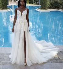Abito da sposa pizzo spalline