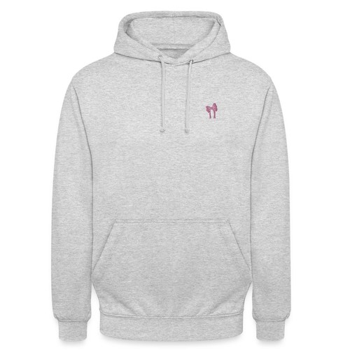 Fiocco ricamo unisex felpa - , con