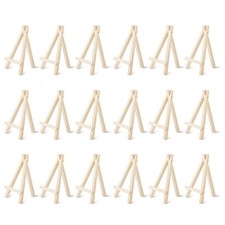 18 Pezzi Cavalletto Espositore in Legno,Piccolo Cavalletto in Legno per Piccolo Porta Tela,Bambini8803