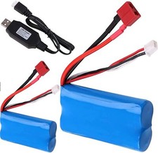 2 x 7,4 V 1500 mAh batteria