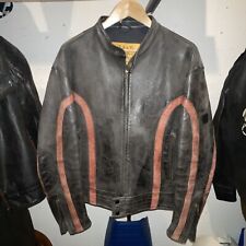 BELSTAFF DAYTONA  RACING JACKET L LEATHER PELLE EXC++  custom cafe racer giacca