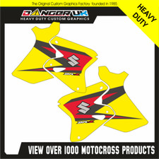 SUZUKI DRZ 400 2000 01 02 03 04 05 DECALCOMANIE GRAFICHE SERBATOIO SCOOP RUOTE ADESIVI