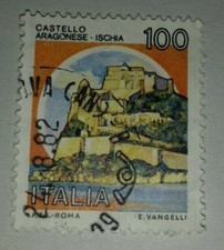 FRANCOBOLLO 100 LIRE ITALIA