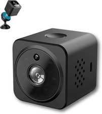Mini Telecamera Spia Wireless Con Microfono Incorporato, 4K HD, Visione Notturna