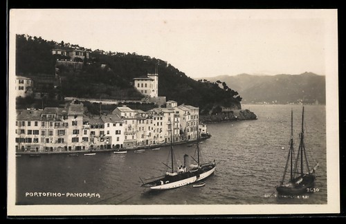 Cartolina portofino panorama - cartolina,