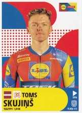 Panini, Tour de France 2025: figurina 178 Toms Skujiņš (Lidl Trek)